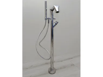FOLD - Floor standing bathtub tap with hand shower by Ceramica Flaminia - view 2